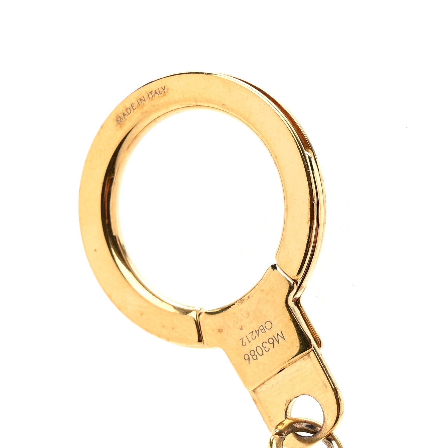 Louis Vuitton Brass Monogram Blooming Flowers Bag Charm Key Holder Rose Ballerine 3 of 5