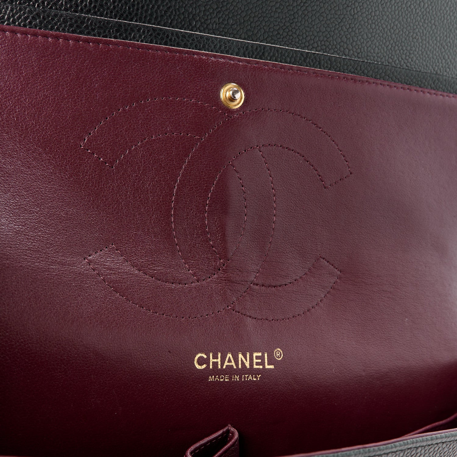 Chanel Caviar Quilted Jumbo Double Flap Black 6 of 13