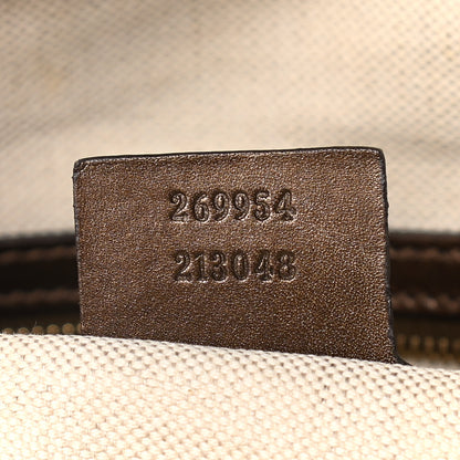Gucci Metallic Guccissima Heart Bit Charm Dome Satchel Bronze 7 of 16