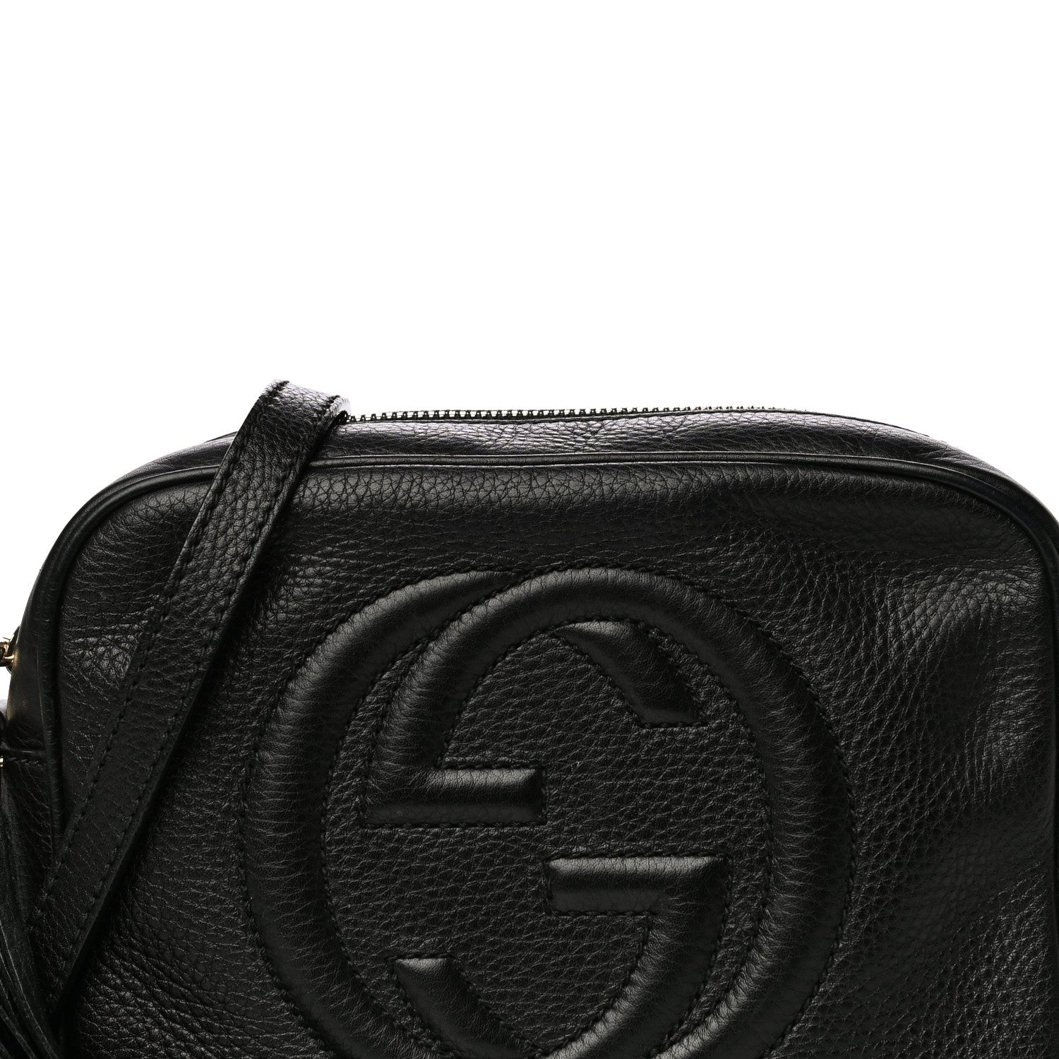 Gucci Pebbled Calfskin Small Soho Disco Bag Black 8 of 14