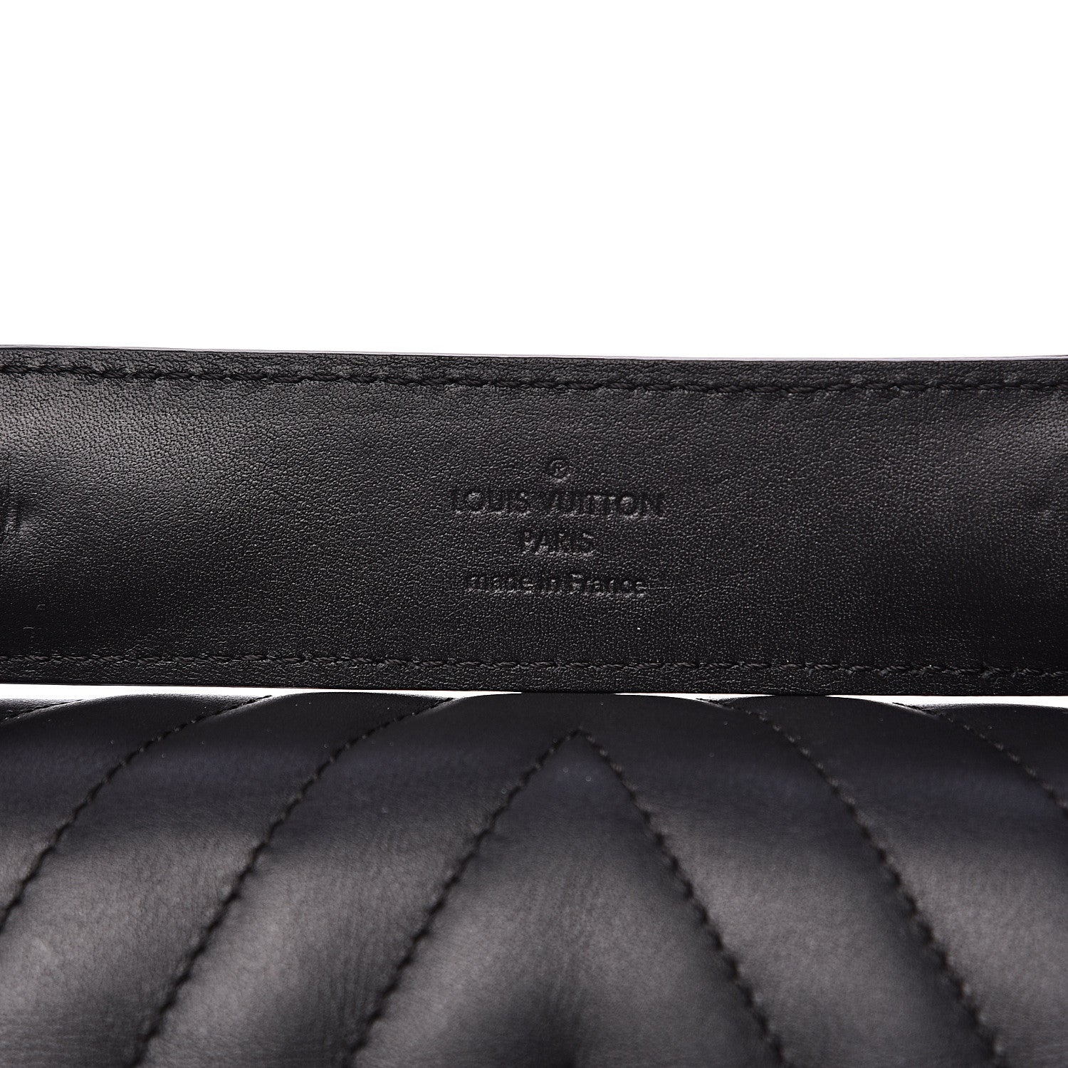 Louis Vuitton Calfskin New Wave Chain MM Black 8 of 11
