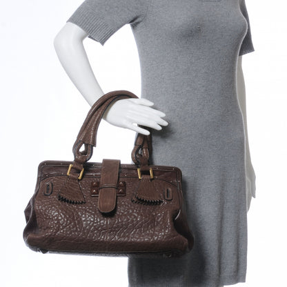 Chloe Leather Elvire Tote Moka 2 of 7