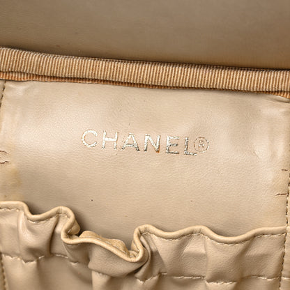 Chanel Caviar Vanity Cosmetic Case Yellow 6 of 29