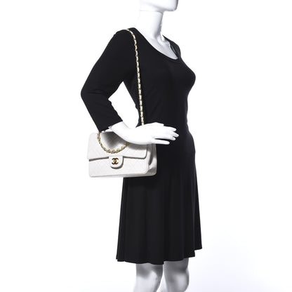 Chanel Lambskin Quilted Medium Double Flap White 2 of 14