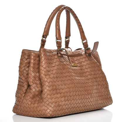 Bottega Veneta Nappa Intrecciato Medium Roma Tote Noce 3 of 14