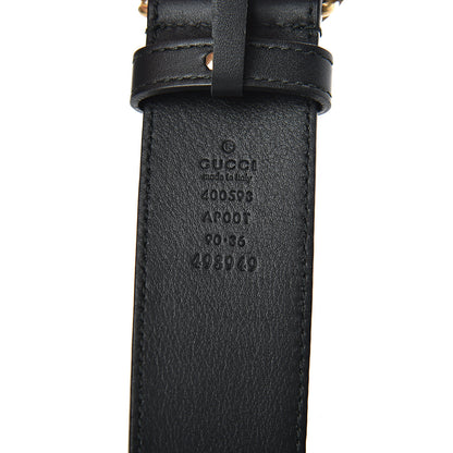 Gucci Calfskin Double G 40mm Belt 90 36 Black 3 of 6