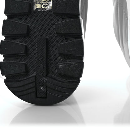 Prada Re-Nylon Piuma Metal Triangle Logo Quilted 45mm Sneakers 37.5 Fiordaliso 6 of 8