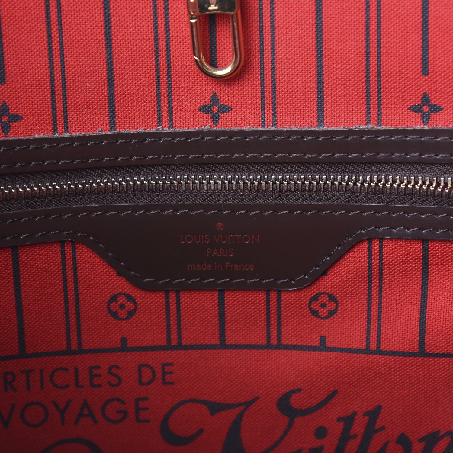 Louis Vuitton Damier Ebene Neverfull MM 5 of 12