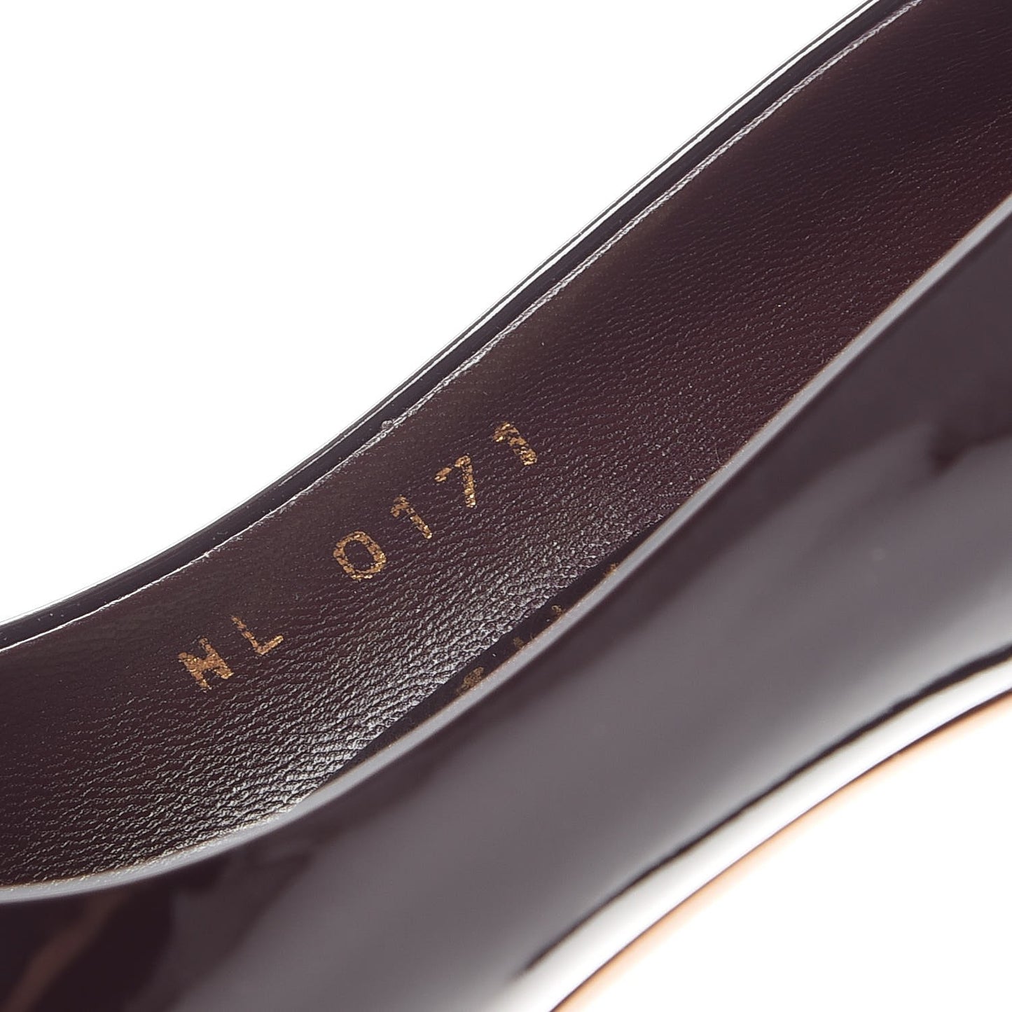 Patent Calfskin Oh Really Peep Toe Pumps 38 Amarante