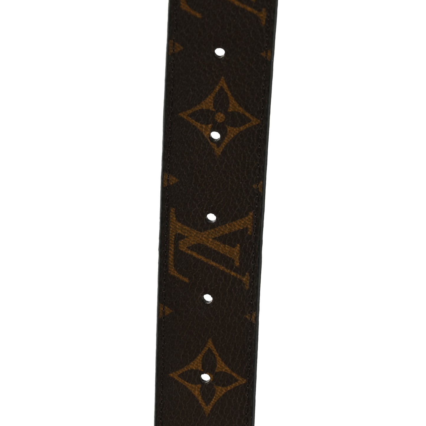 Calfskin Monogram 30mm LV Initiales Reversible Belt 90 36 Black