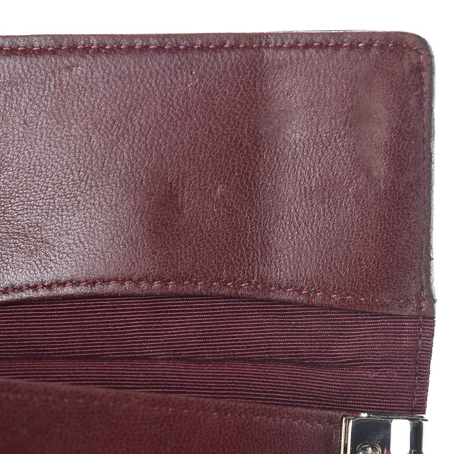 Lambskin Quilted 6 Key Holder Black