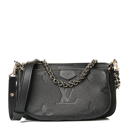 Louis Vuitton Empreinte Monogram Giant Multi Pochette Accessories Black 1 of 11