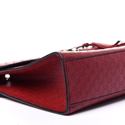 Gucci Microguccissima Medium Emily Chain Shoulder Bag Red 6 of 12