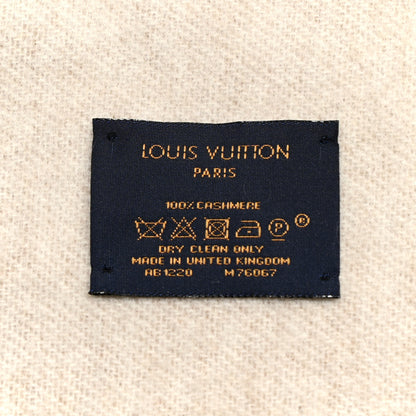 Louis Vuitton Cashmere Monogram Reykjavik Scarf Sand 4 of 4