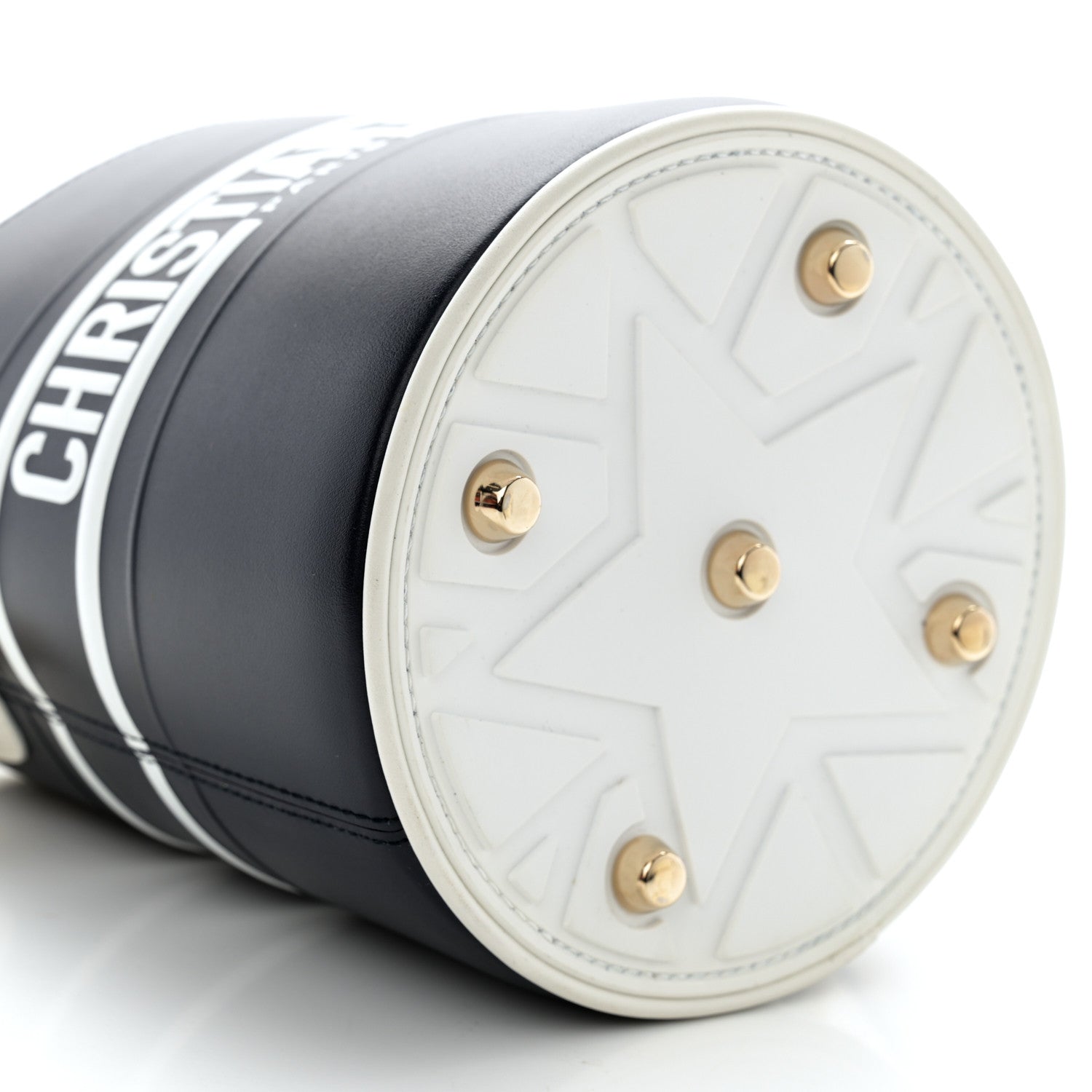 Christian Dior Calfskin Small Dior Vibe Bucket Blue 9 of 10