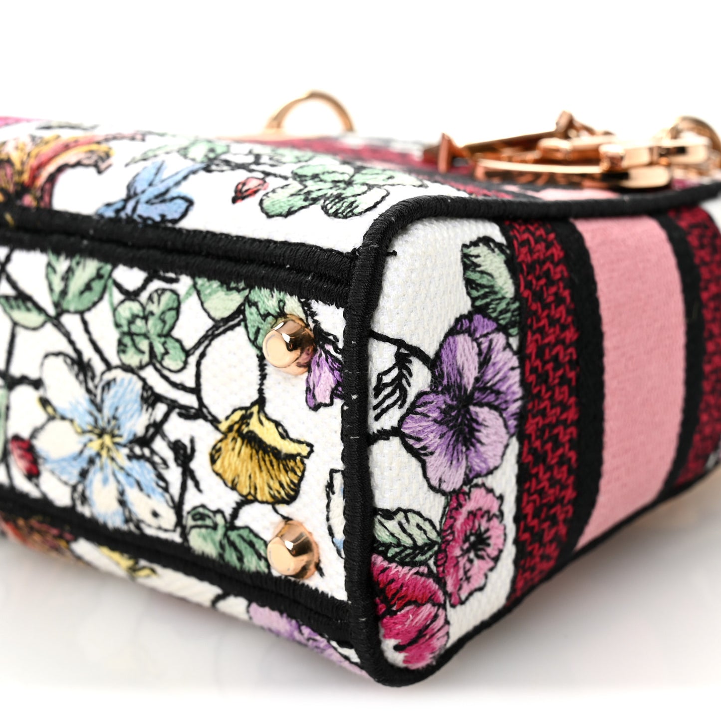 Canvas Florilegio Embroidered Mini Lady D-Lite White Multicolor