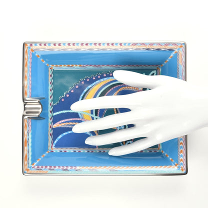 Hermes Porcelain Cendrier 2H Robe du Soir Ashtray 2 of 5