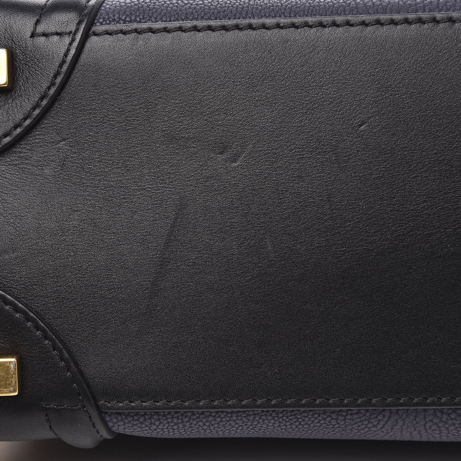 Celine Textured Calfskin Micro Tri-Color Luggage Navy Blue 11 of 11
