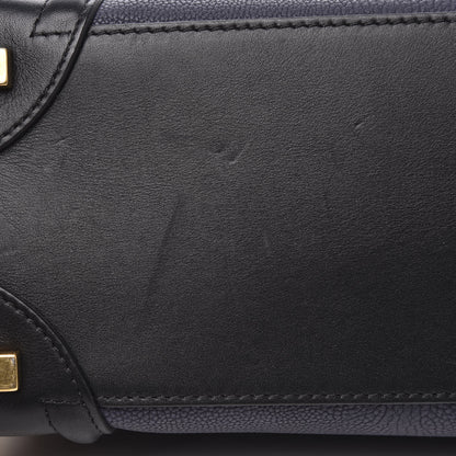 Celine Textured Calfskin Micro Tri-Color Luggage Navy Blue 11 of 11