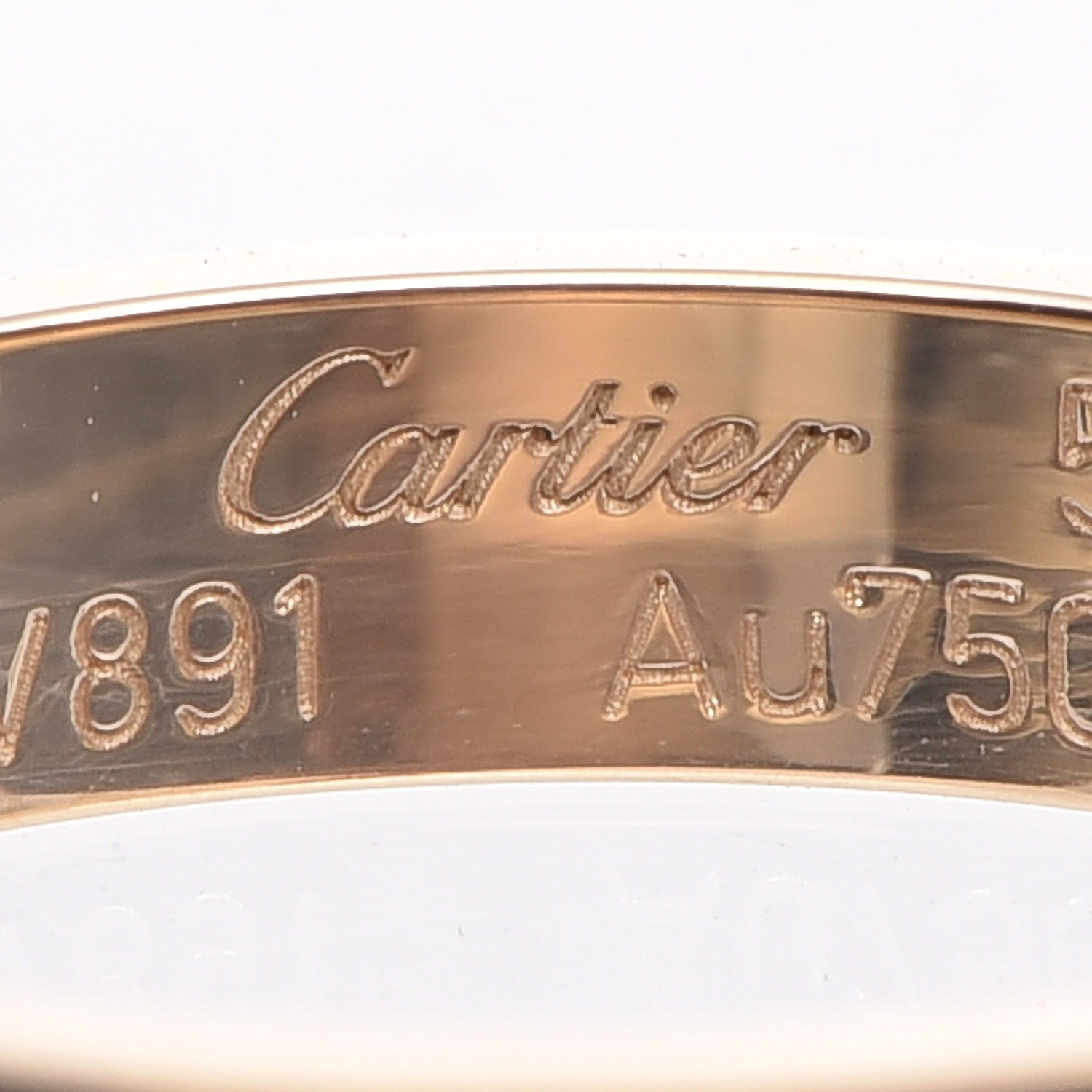 Cartier 18K Yellow Gold 3.5mm LOVE Wedding Band Ring 50 5.25 4 of 7