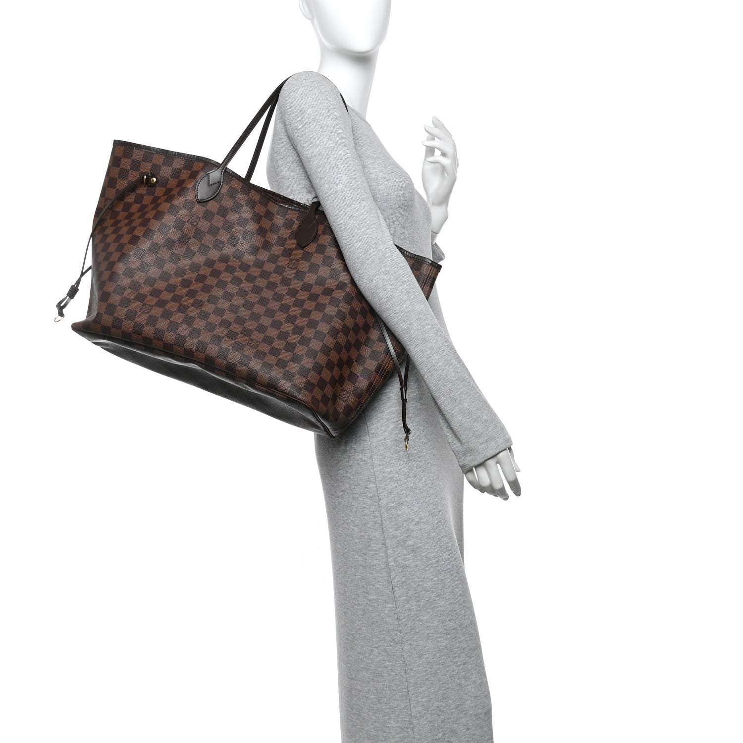 Louis Vuitton Damier Ebene Neverfull GM 2 of 9