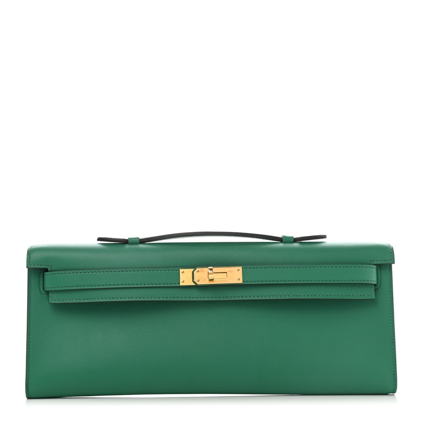Swift Kelly Cut Clutch Pochette Vert Vertigo
