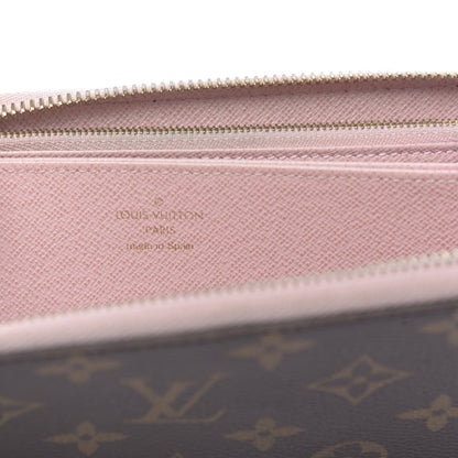 Louis Vuitton Monogram Pompon Zippy Wallet Rose Ballerine 6 of 9