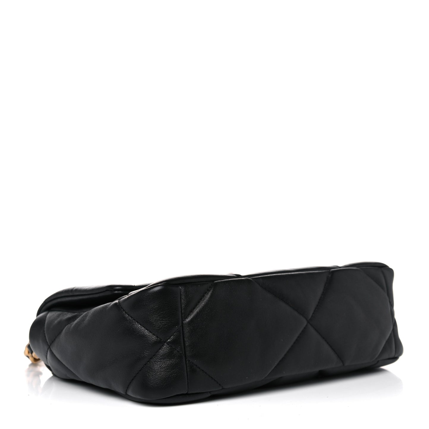 Lambskin Quilted Medium Chanel 19 Flap Black