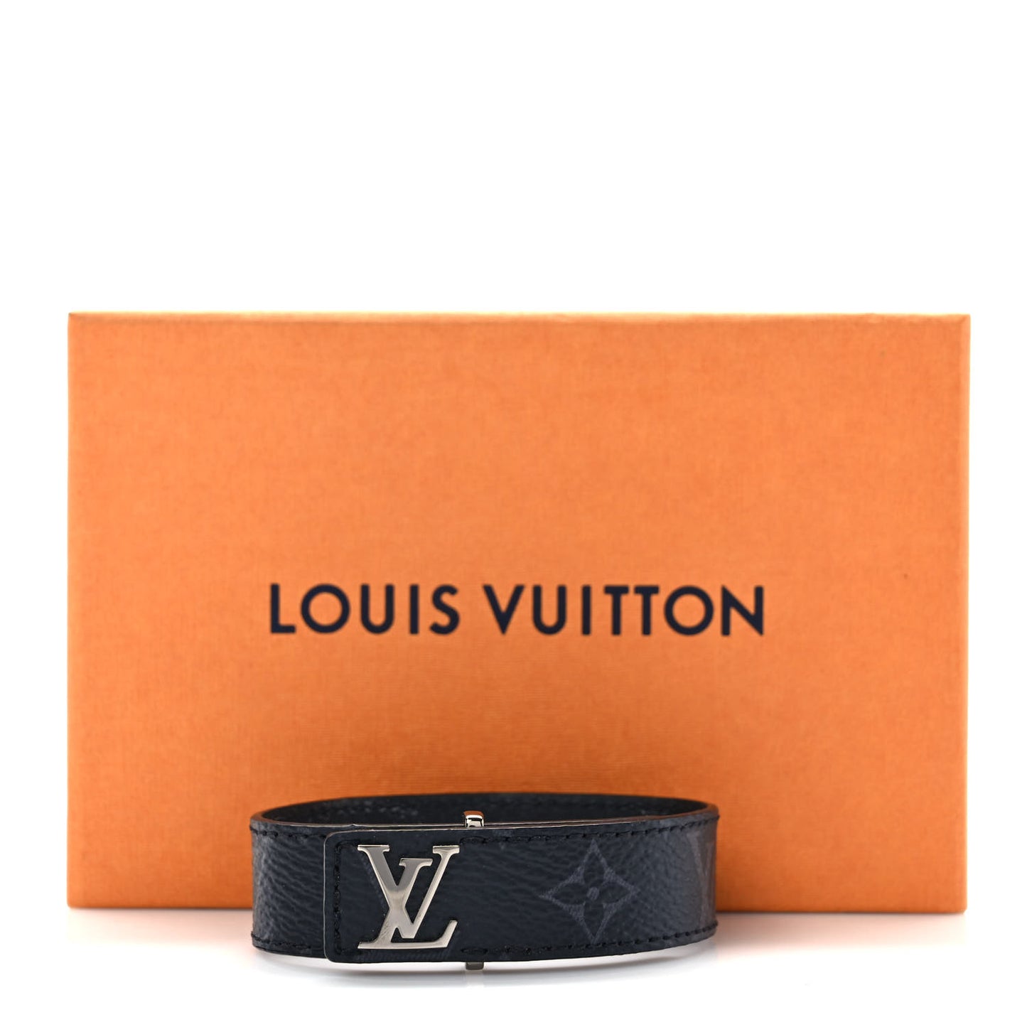 Monogram Eclipse LV Slim Bracelet 19
