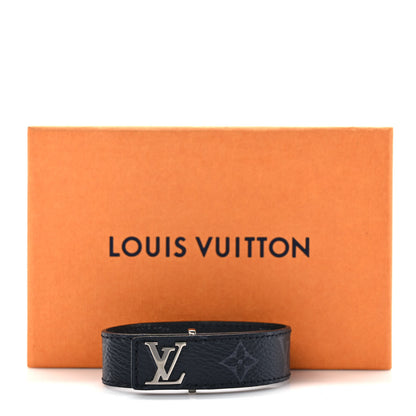 Louis Vuitton Monogram Eclipse LV Slim Bracelet 19 4 of 4
