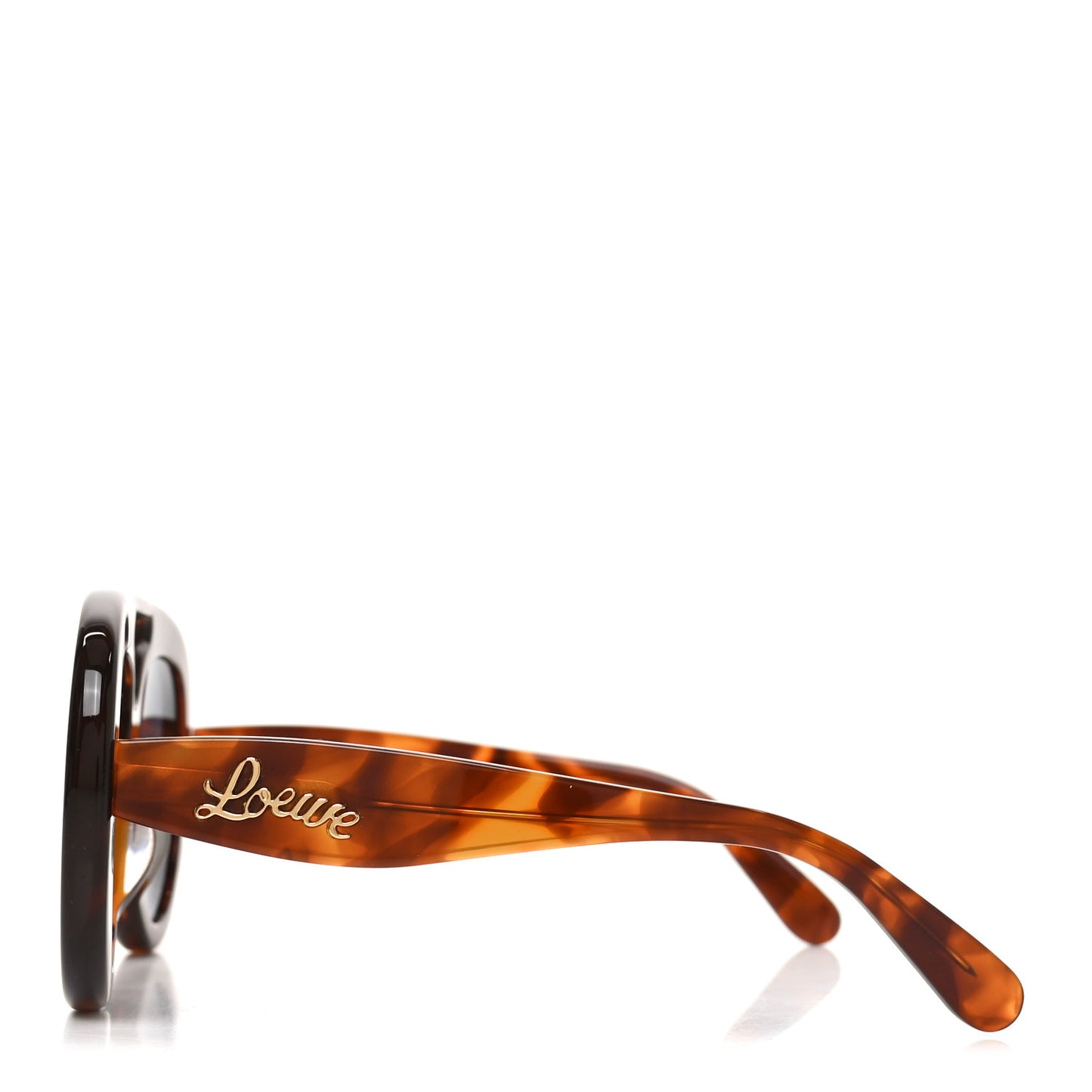 Acetate Curvy Aviator Sunglasses LW40144U Tortoise