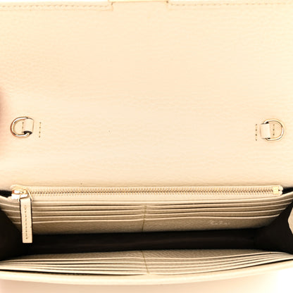 Gucci Dollar Calfskin Interlocking G Chain Wallet Ivoire 5 of 10