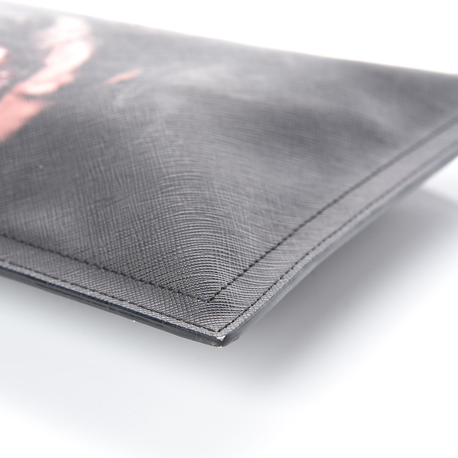 Givenchy Texutured Coated Canvas Rottweiler Print Medium Cosmetic Pouch Black 6 of 11