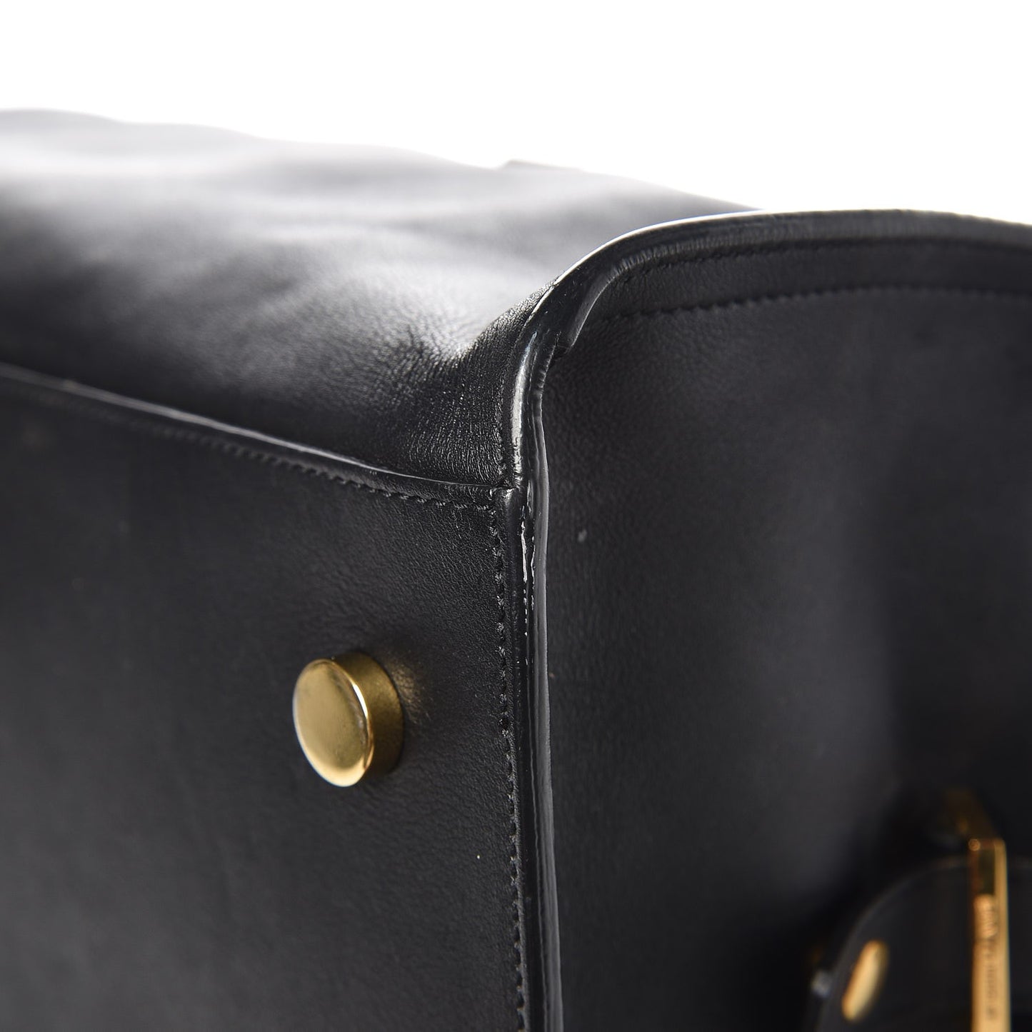 Smooth Calfskin Medium Monogram Cabas Black