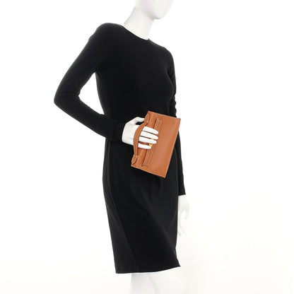 Hermes Swift Kelly Pochette Clutch Gold 2 of 21