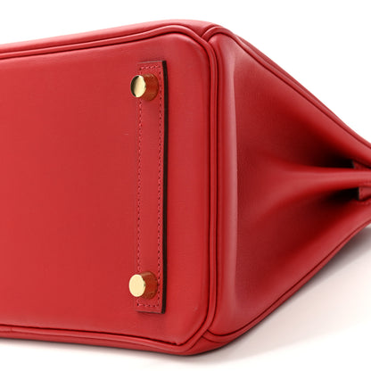 Hermes Swift Birkin 25 Rouge Piment 10 of 13