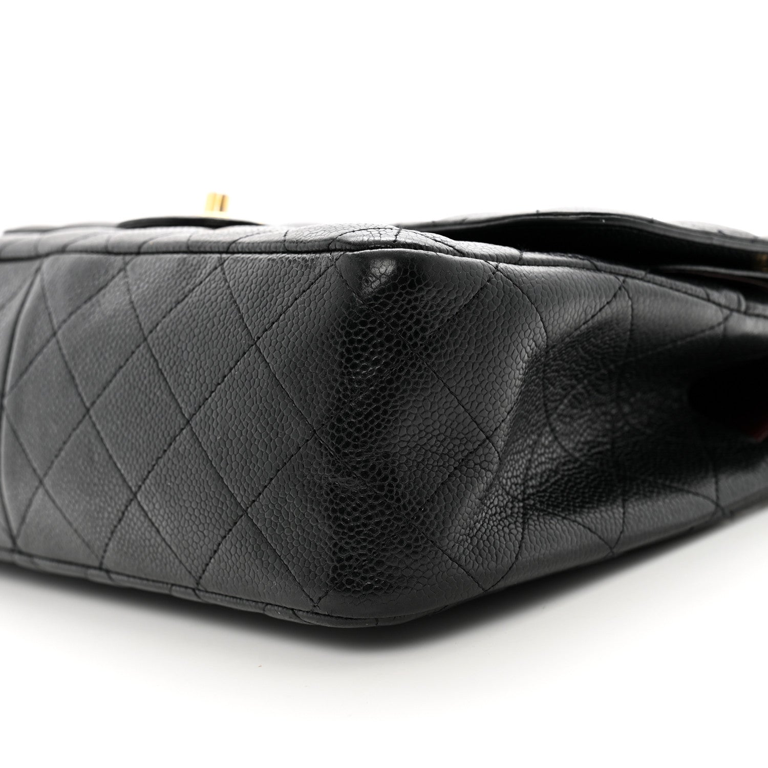 Chanel Caviar Quilted Jumbo Double Flap Black 9 of 11