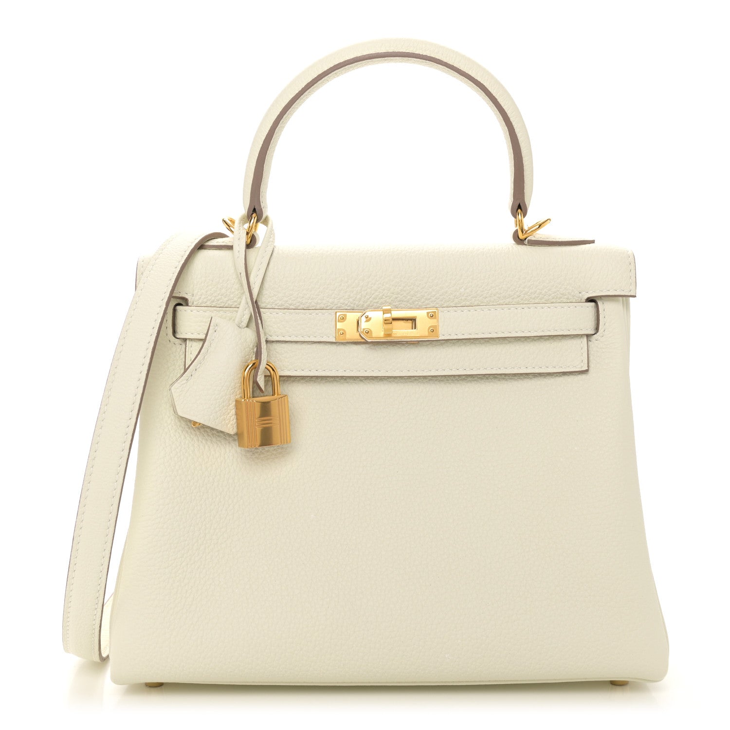 Hermes Togo Kelly Retourne 25 Mushroom 1 of 11