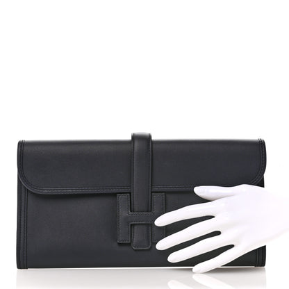 Hermes Swift Jige Elan 29 Clutch Bleu Indigo 2 of 7
