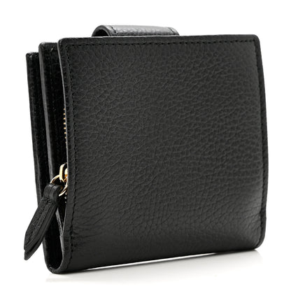 Gucci Dollar Calfskin GG Marmont French Wallet Black 3 of 8