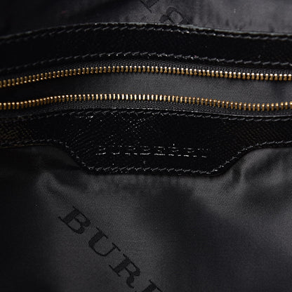 Burberry Patent Large Somerford Tote Black 6 of 12