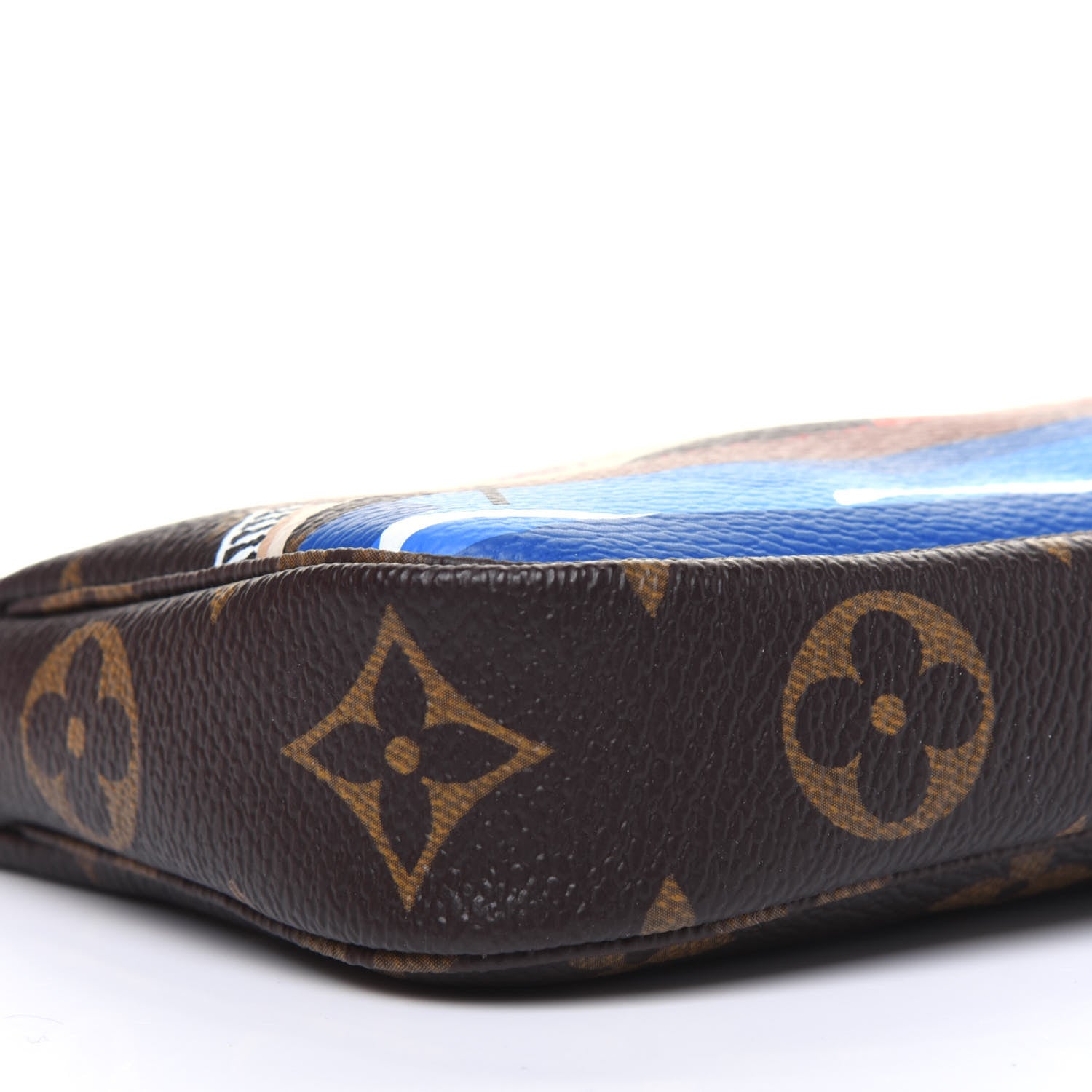 Louis Vuitton Monogram 2019 Christmas Animation Mini Venice Pochette Accessories Blue 8 of 10