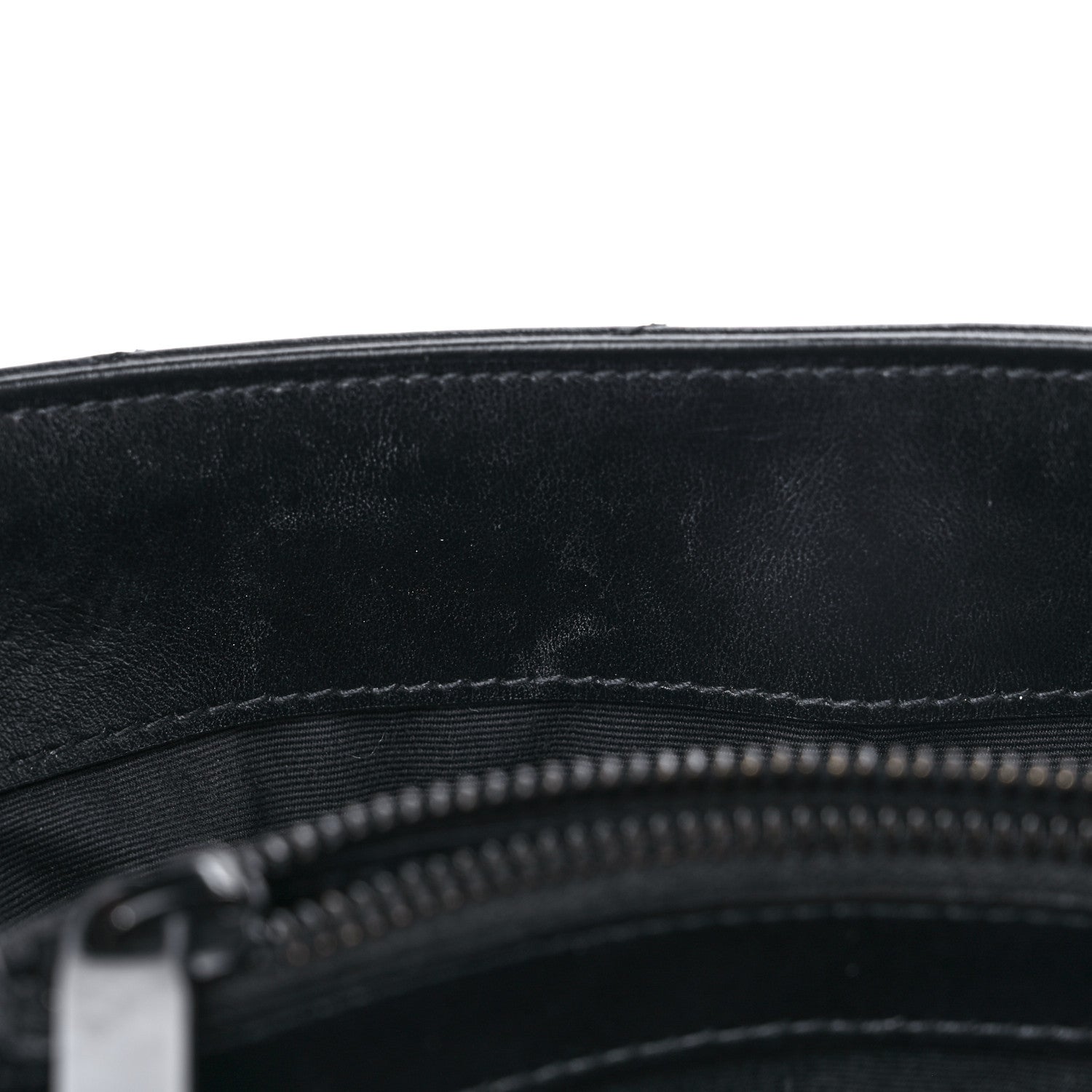 Saint Laurent Calfskin Y Quilted Monogram MonochromeMedium Loulou Chain Satchel Black 15 of 18