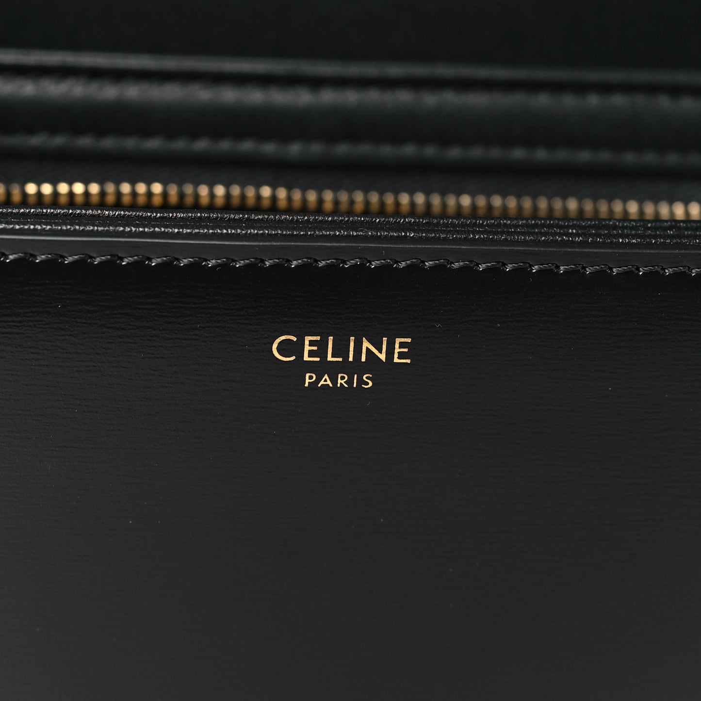 Shiny Calfskin Teen Triomphe Black