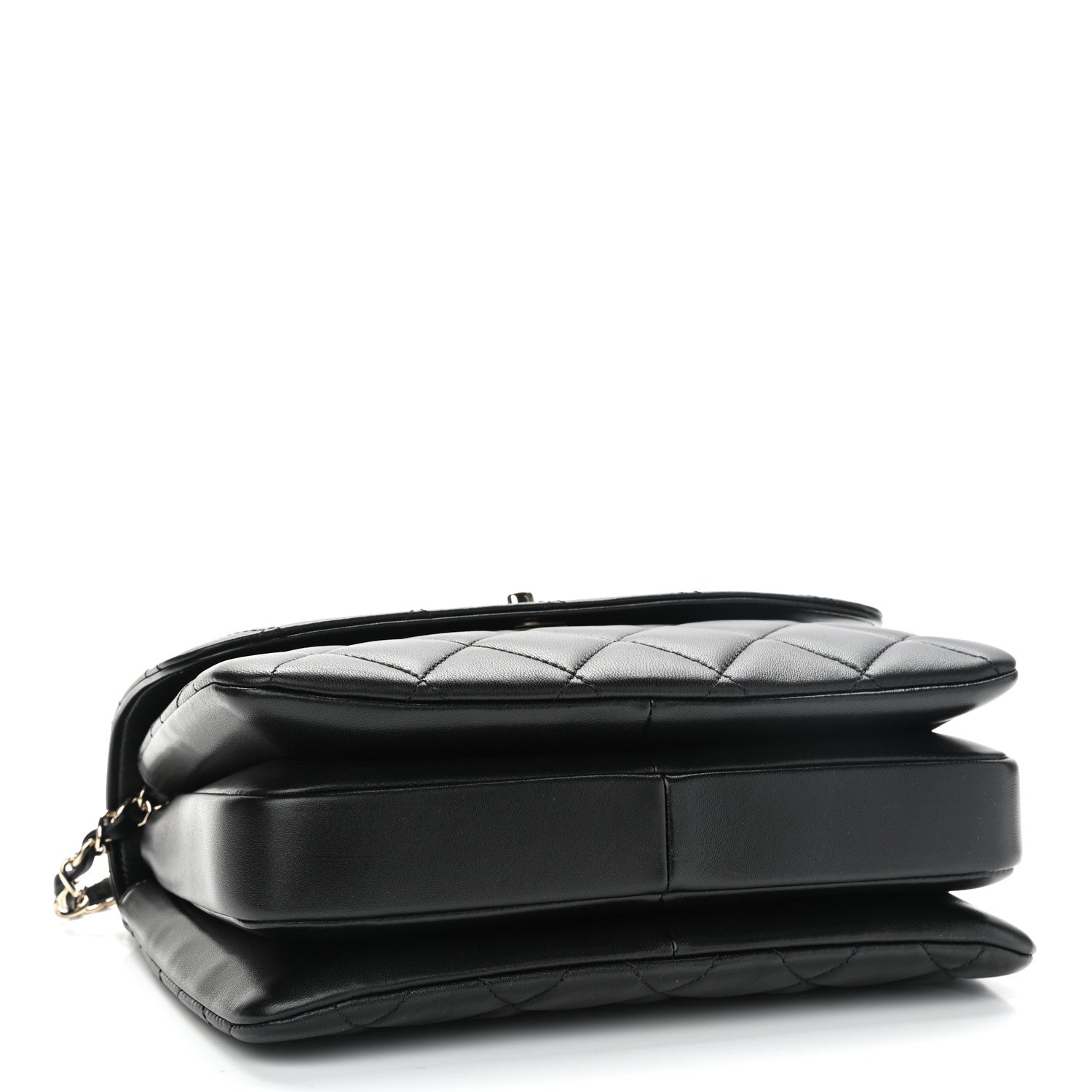 Chanel Lambskin Quilted Small Trendy CC Dual Handle Flap Bag Black 4 of 10