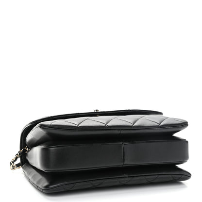 Chanel Lambskin Quilted Small Trendy CC Dual Handle Flap Bag Black 4 of 10