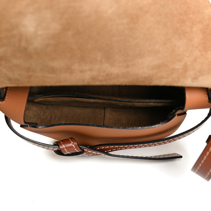 Loewe Grained Calfskin Small Gate Crossbody Bag Caramel Pecan 5 of 11