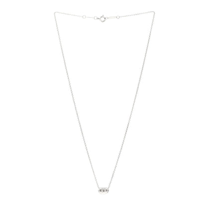 Tiffany Sterling Silver 9mm Elsa Peretti Bean Pendant Necklace 3 of 5