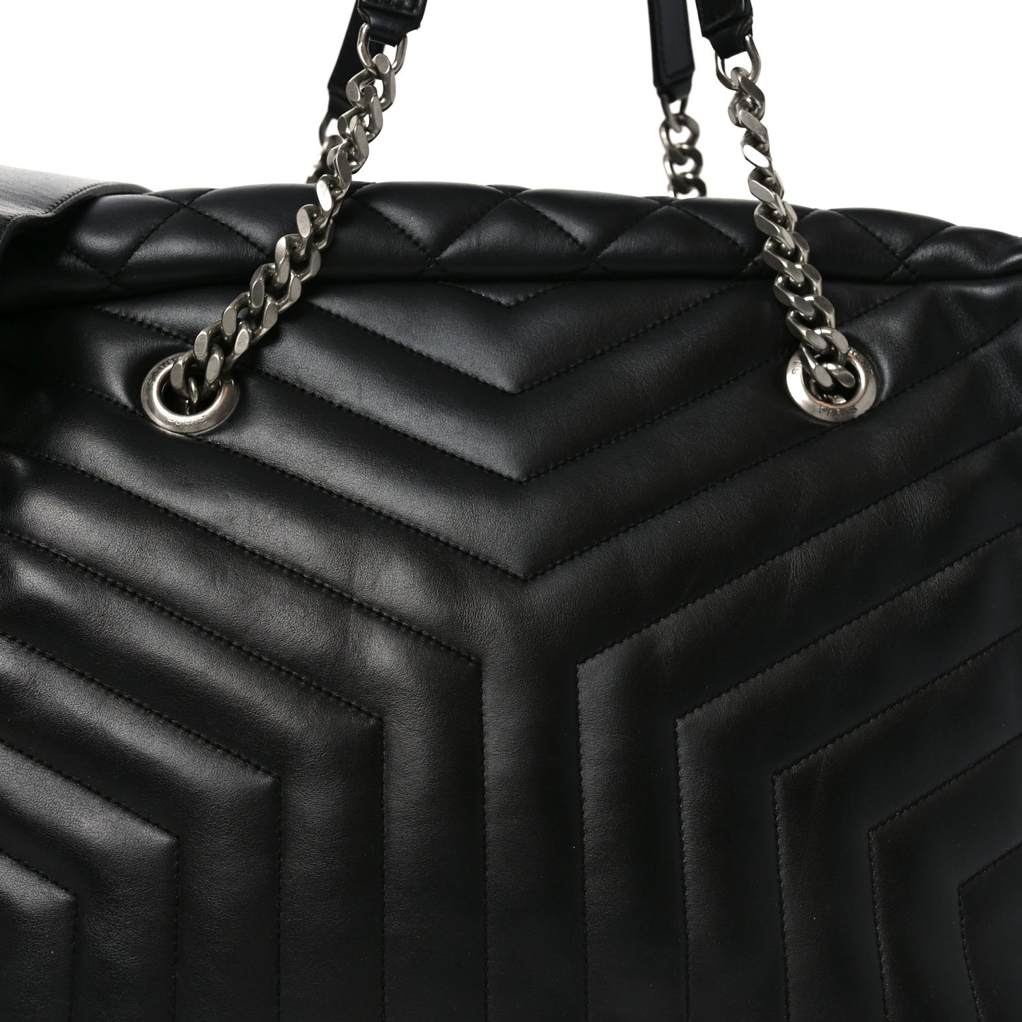 Lambskin Mixed Matelasse Joan Bowling Bag Black