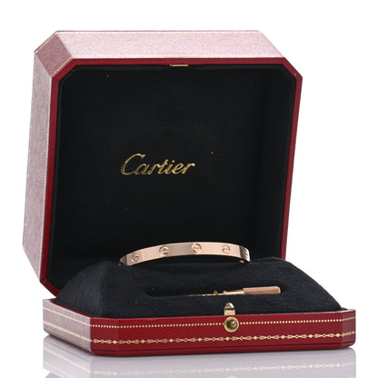 Cartier 18K Pink Gold LOVE Bracelet 17 5 of 5